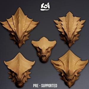 Terrosaurs - Miniature Heads