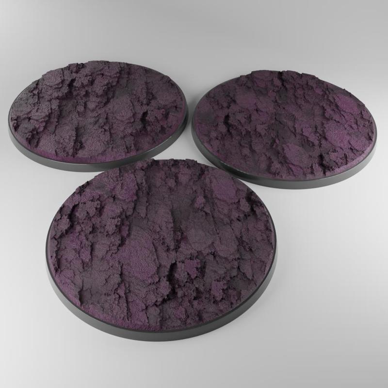 3x 90mm base with mountain ground (+toppers)