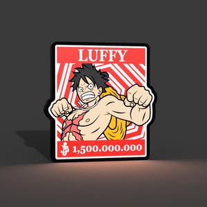 One Piece Luffy Bounty Lightbox LED Lamp