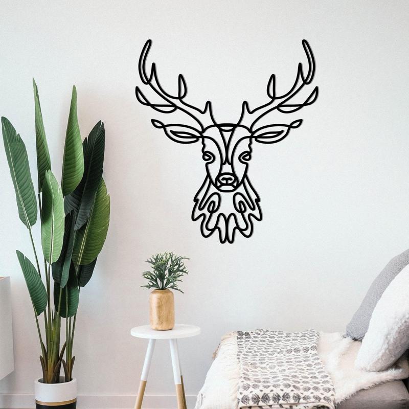 Deer Head Wall Art Decoration