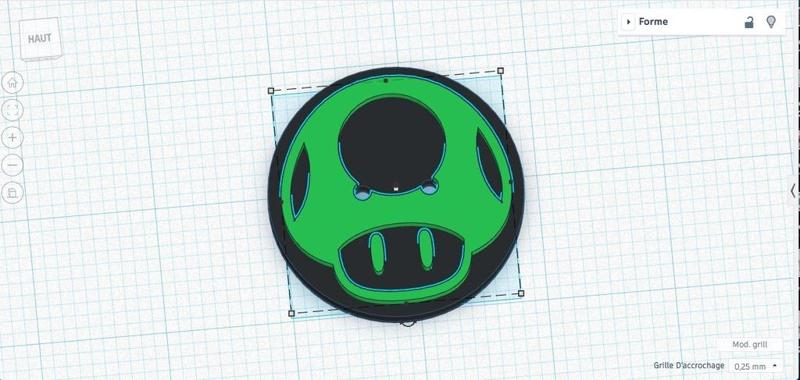 tod button dual color