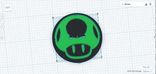 tod button dual color