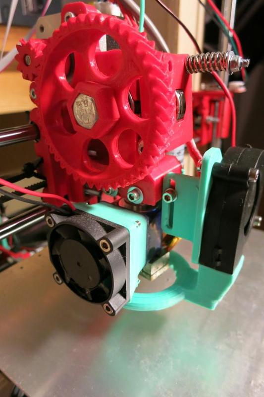 Wades Extruder Radial Fan Mount