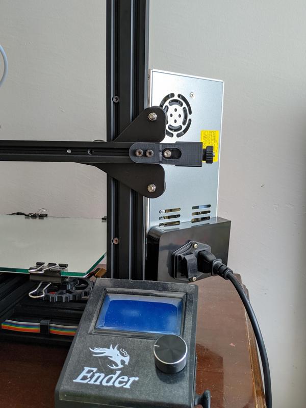 Ender Series Power Supply Connection Part (prevents the power supply from touching the hot bed) (no need Supports)