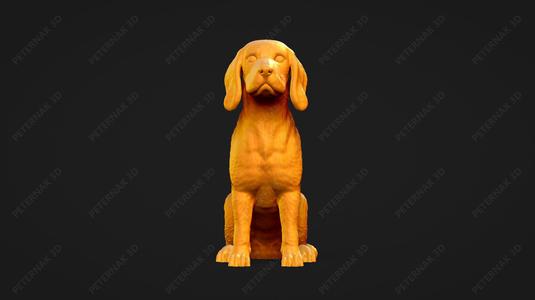 Beagle Dog 3D Print Model Pose 04