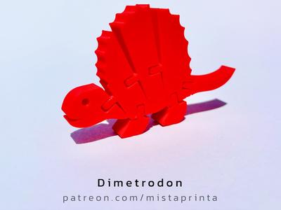 Articulated Dimetrodon