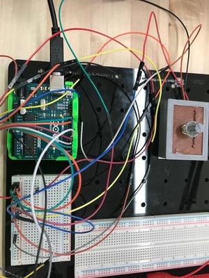 3DX LCD Screen with Neopixel and potentiometer