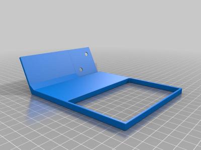 Modified Mounting Bracket for Raspberry Pi 4B housing for Miuzei 800x480 4" Touchscreen for CR-6 SE
