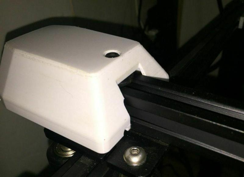 Creality Ender 5 X belt cover with clearance for tensioner reupload