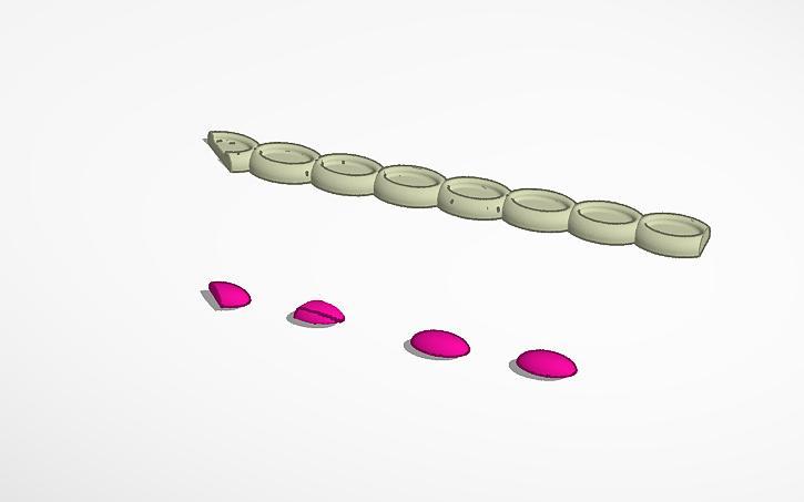 Jelly Bean Candies - Gingerbread House Trim