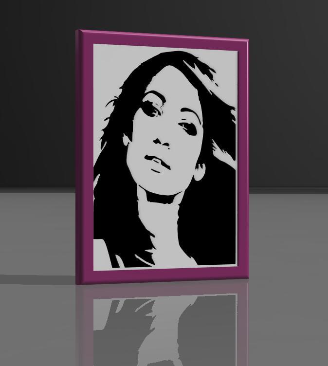 Jennifer Lopez" decorative frame