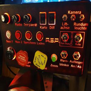 A.S.P. Buttonbox (Heavy Hauler) Faceplate