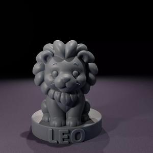 Chibi Leo Candles   Vela de Leo Chibi