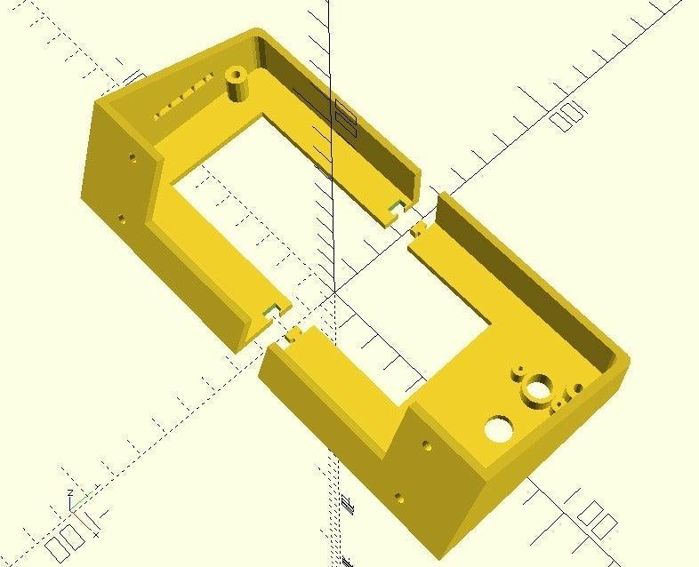 Kossel Mini SmartLCD-Case cut up for small printbeds