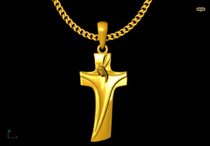 jesus cross pendant charm