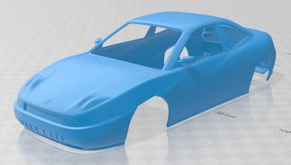 Fiat Coupe Pininfarina 1998 Printable Body Car