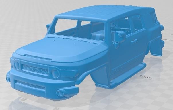 Toyota FJ Cruiser VXR 2011 Printable Body Car