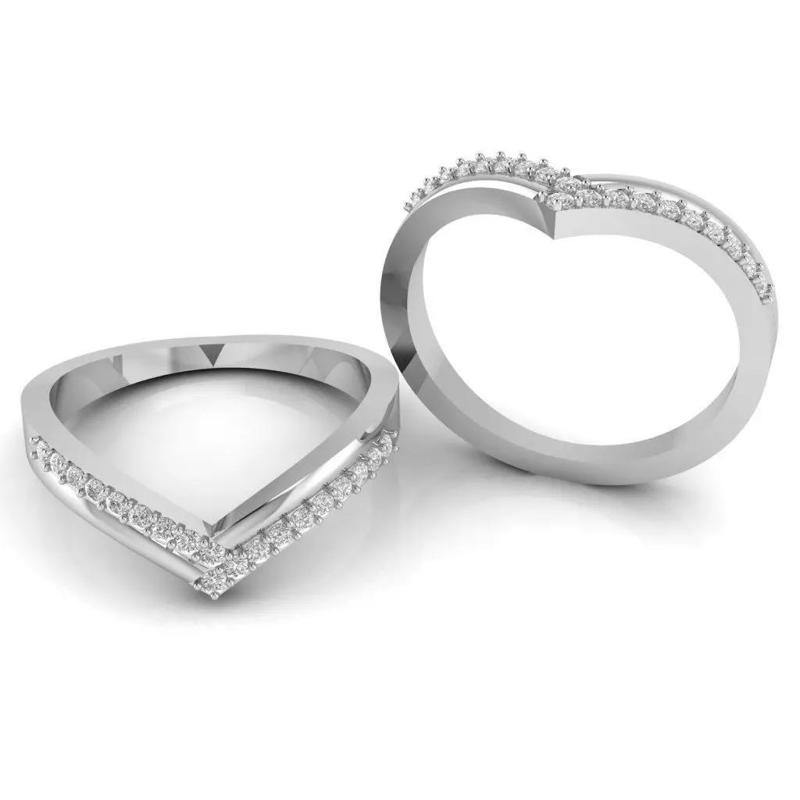 Solitaire Wedding Engagement Women Ring 3D print model
