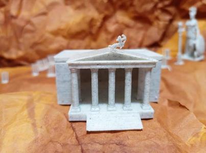 Saint Seiya sagitario Temple - Templo Acuario 3D print model