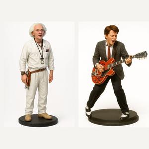 Back to the future-Emmmett L. Brown-Doc.Emmett L. Brown- Marty MC. Fly