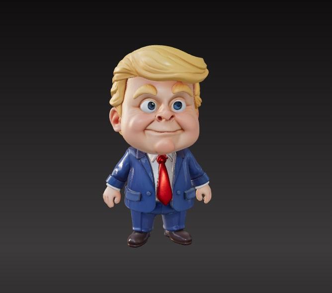 donald trump chibi