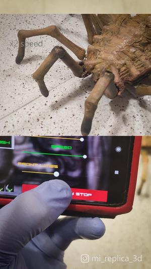 Animatronic RC Facehugger - Bluetooth App-Controlled via ESP32