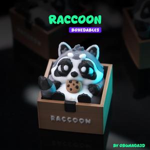 Raccoon - Boxedables [Original Art]