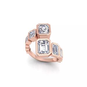 Woman Engagement Ring 3d Model and Render 34