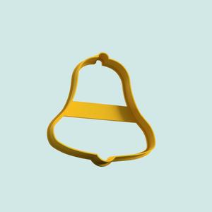 bell cookie cutter 3d mold model