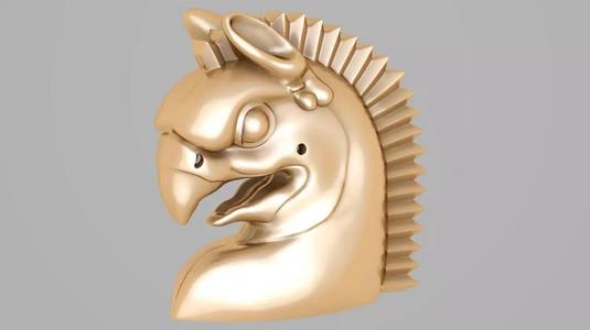 Homa head the Symbol of Persepolis