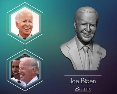Joe Biden 3D sculpture 3D print model
