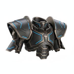 Elite Combat Shoulder Armor Set 3D Print – Imposing Fantasy & Sci-Fi Cosplay Prop
