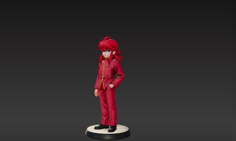 Anime Miniatures - Minamino Kurama - Yu Yu Hakusho