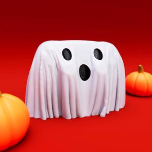 Spooky Ghost PS5 Controller Stand | Halloween DualSense Holder | 3D Print STL File for Gamers