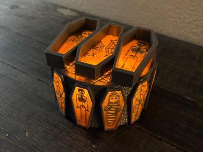 Holloween night light candy dish