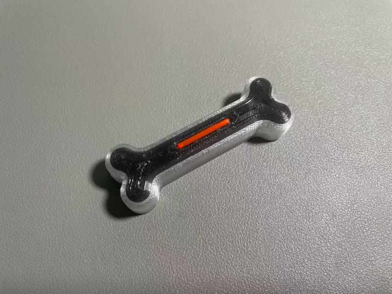EDC Bone-Shaped Magnet and Buckyball Hybrid Slider