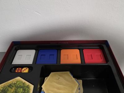 Catan Insert boxes with lid for game pieces