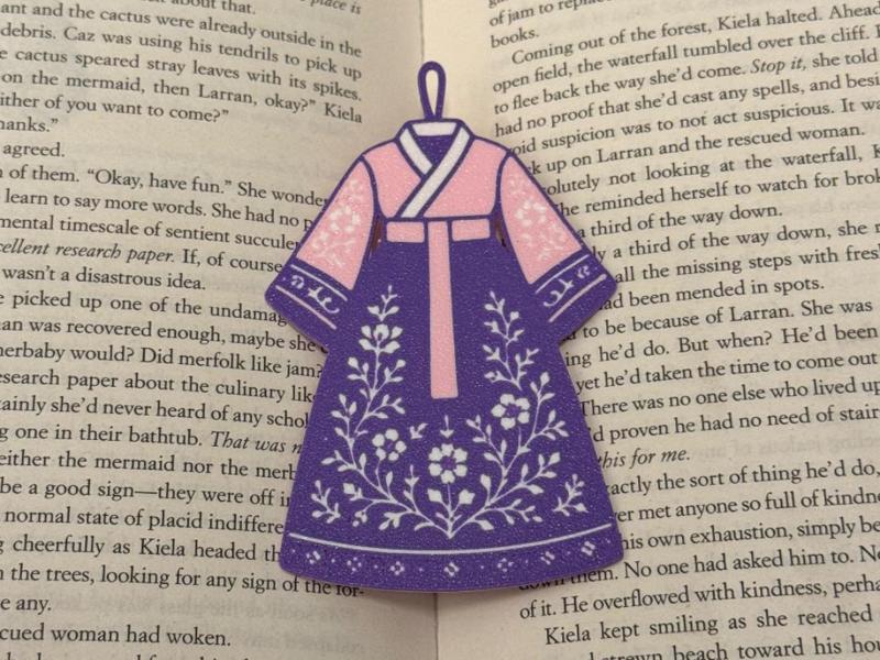 Korean Hanbok Bookmark 