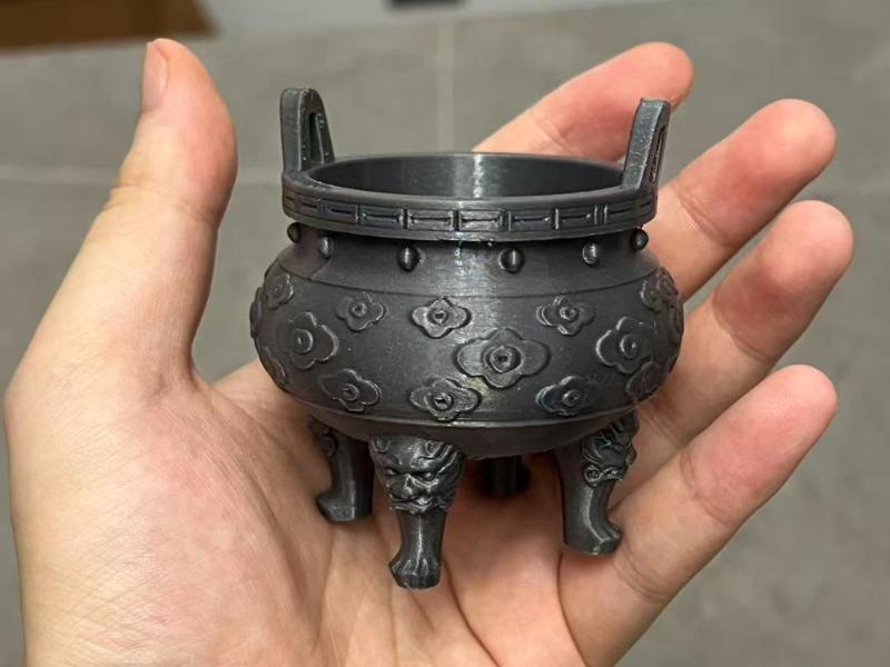 Mini Incense Burner Treasure Basin Tripod Succulent Pot