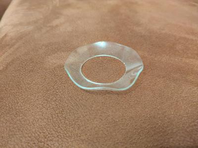 wax catcher ring glass candle drip protector christmas advent