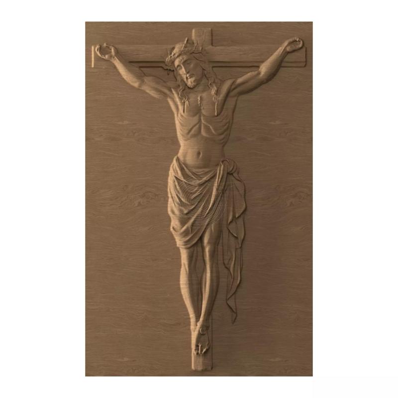 Jesus Christ - STL file CNC woodcarving