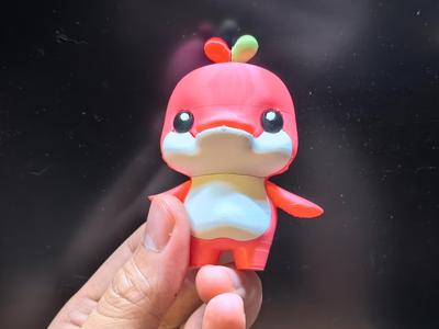Pink Dolphin - two part - National Games Mascot - Le Rongrong