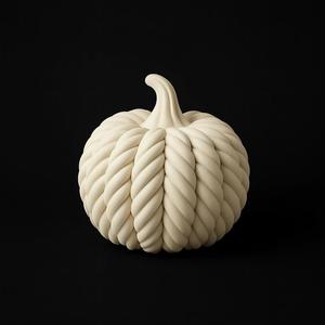 ROPE PUMPKIN.HALLOWEEN DECOR.ABSTRACT PUMPKIN