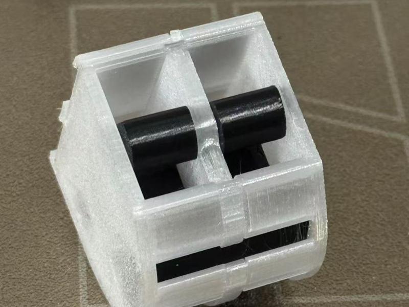 Ultra-narrow Frame Display Cabinet_Simple Hidden Door Lock_Childproof for Home (No Screw Springs, Direct PETG Print)