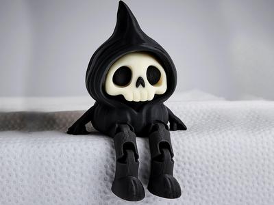 Articulated Grim Reaper - Halloween Flexi Pumpkin Death