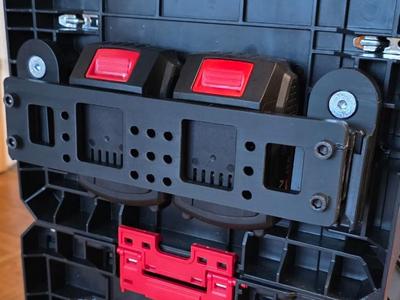 QBrick Scheppach battery mount 20v 2Ah