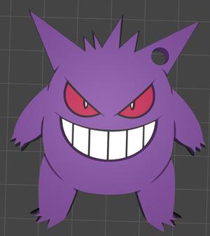 Gengar keychain