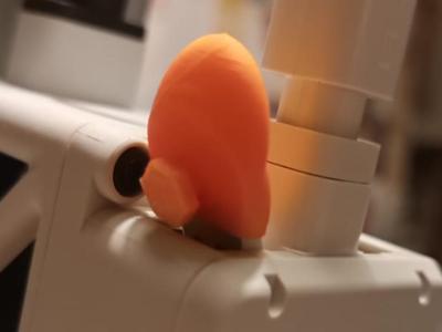 Bambu Lab A1 extruder ergonomic lever