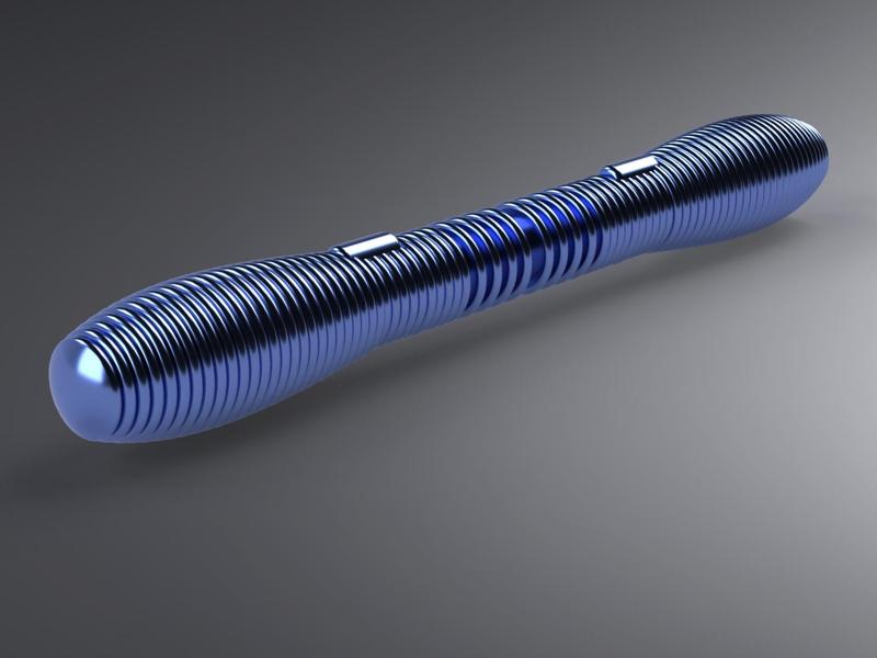 Wobbling Soft Plastic Worm Mold