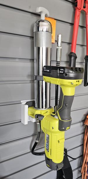 RYOBI Grease Gun - Slatwall Mount